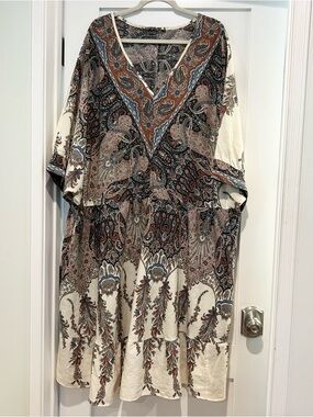 BloomChic V-Neck Plus Dress